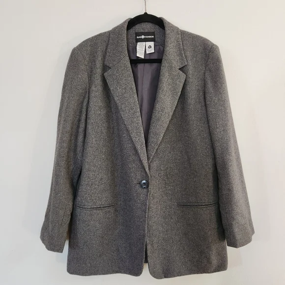 Vintage Sag Harbor Wool Rich Blend Jacket Blazer - Picture 15 of 16